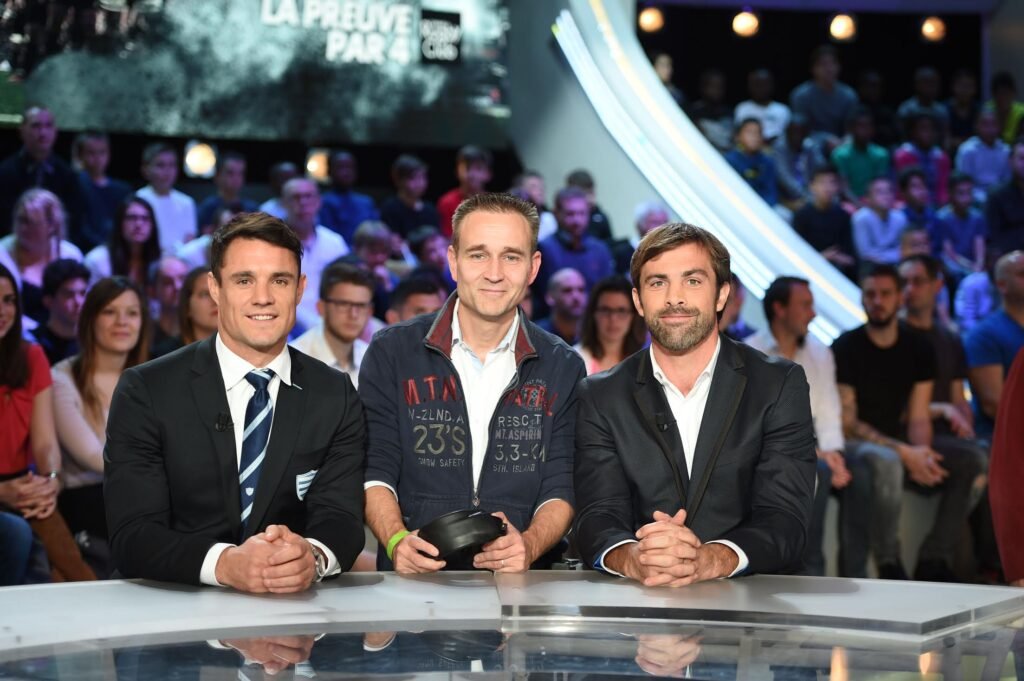 Chauffeur de Salle avec Dan Carter et Conrad Smith Photo Thierry Gromik 