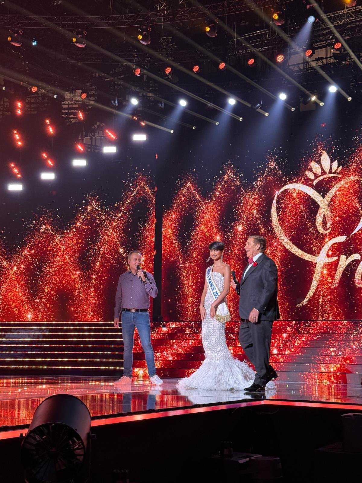 Chauffeur de Salle Miss France avec Eve Gilles et J.P. Foucault