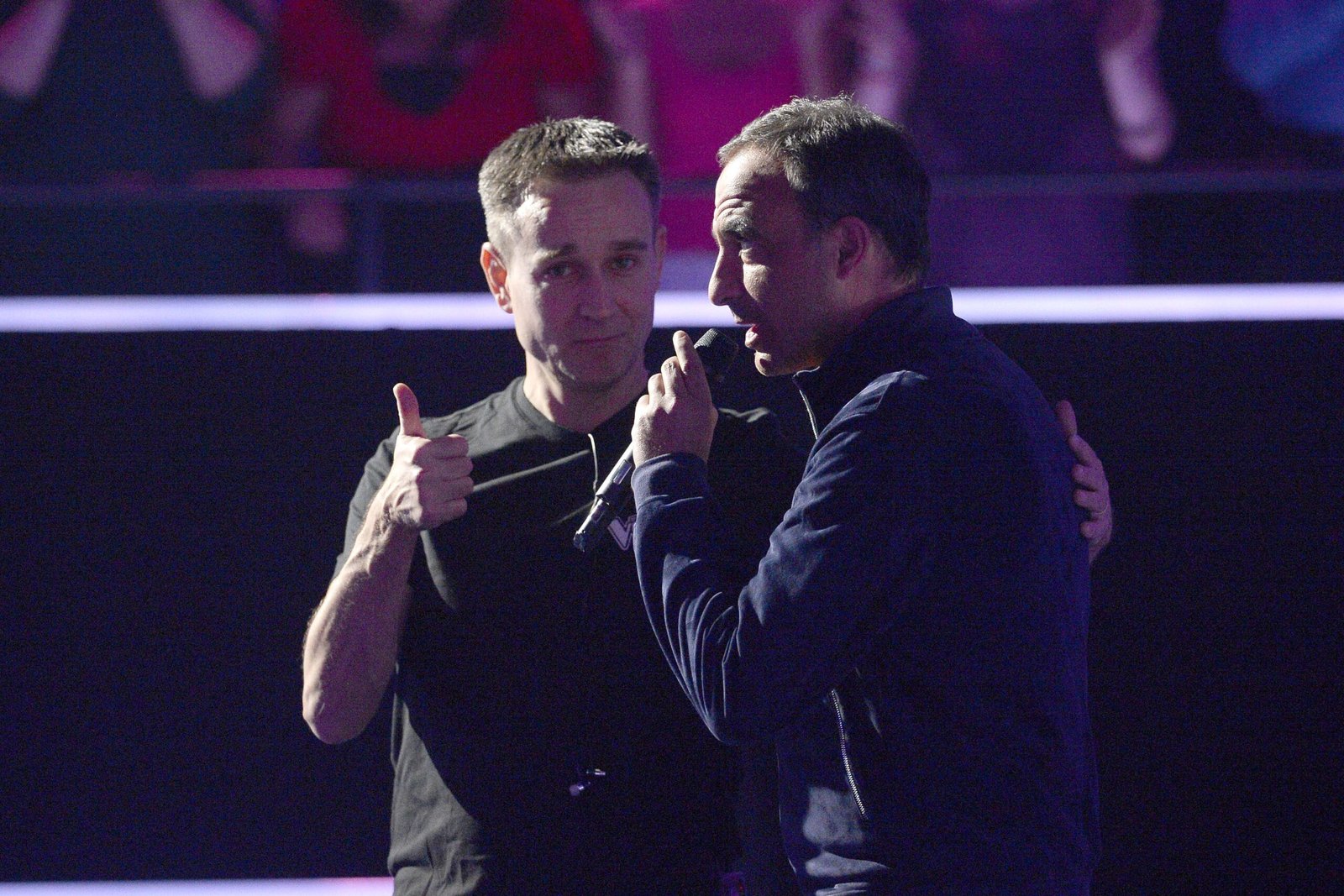 Chauffeur de Salle The Voice avec Nikos Aliagas