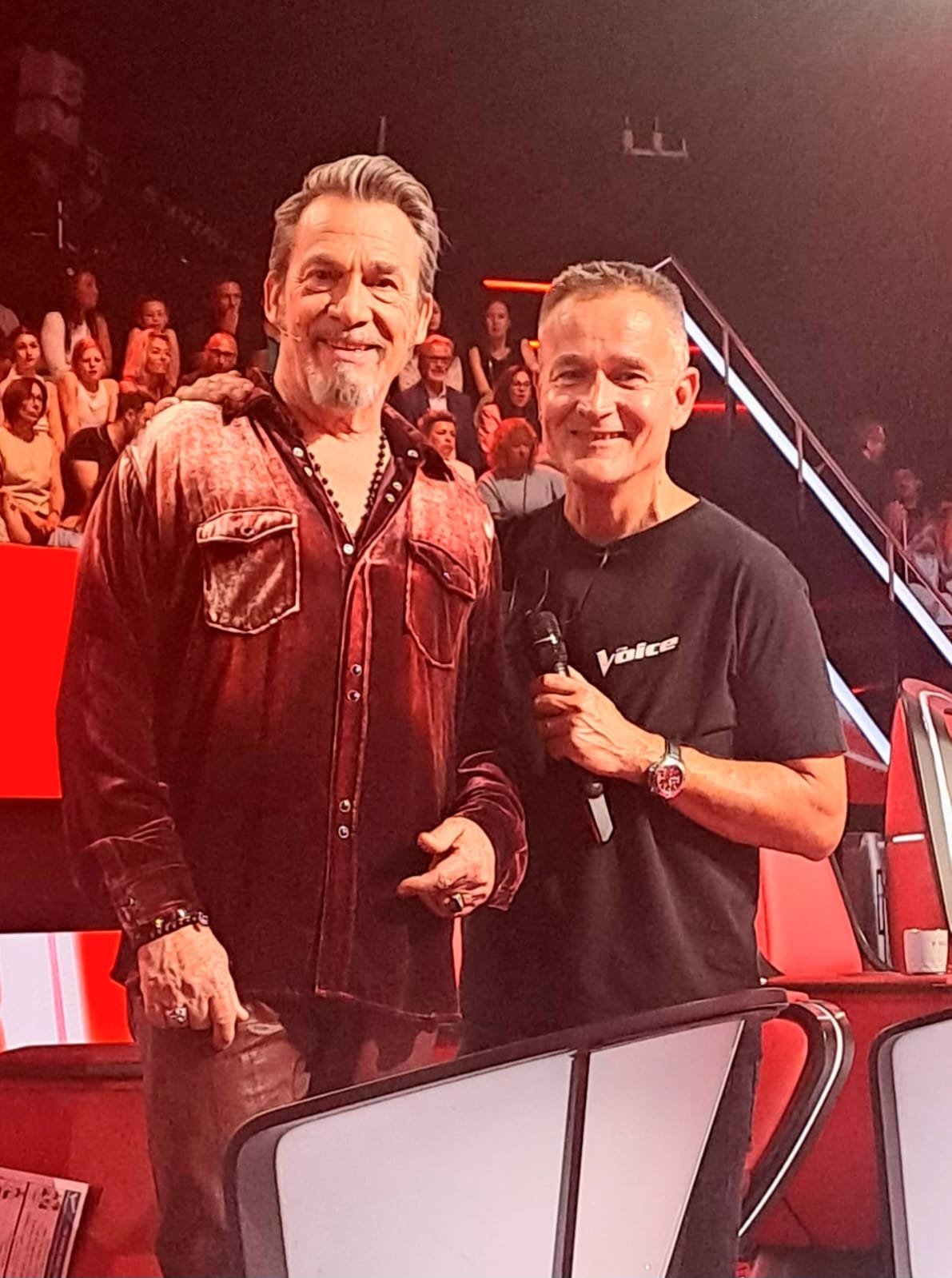 Chauffeur de Salle The Voice avec Florent Pagny