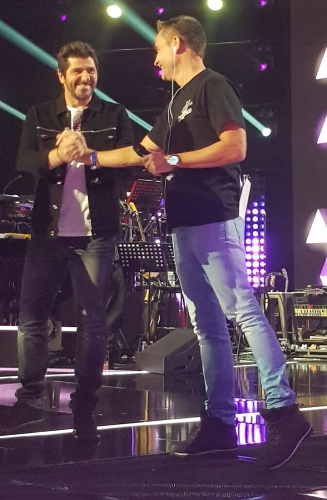 Chauffeur de salle Finale The Voice avec Patrick Fiori