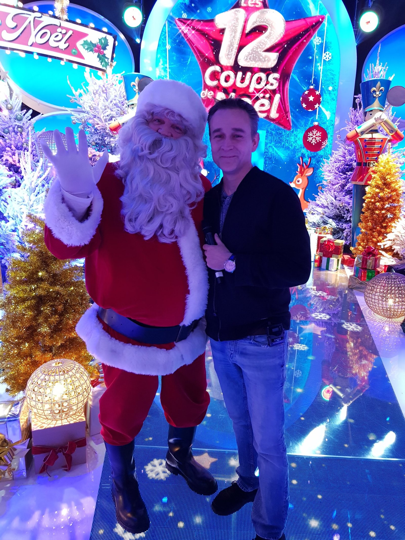 chauffeur de salle avec le Père Noël