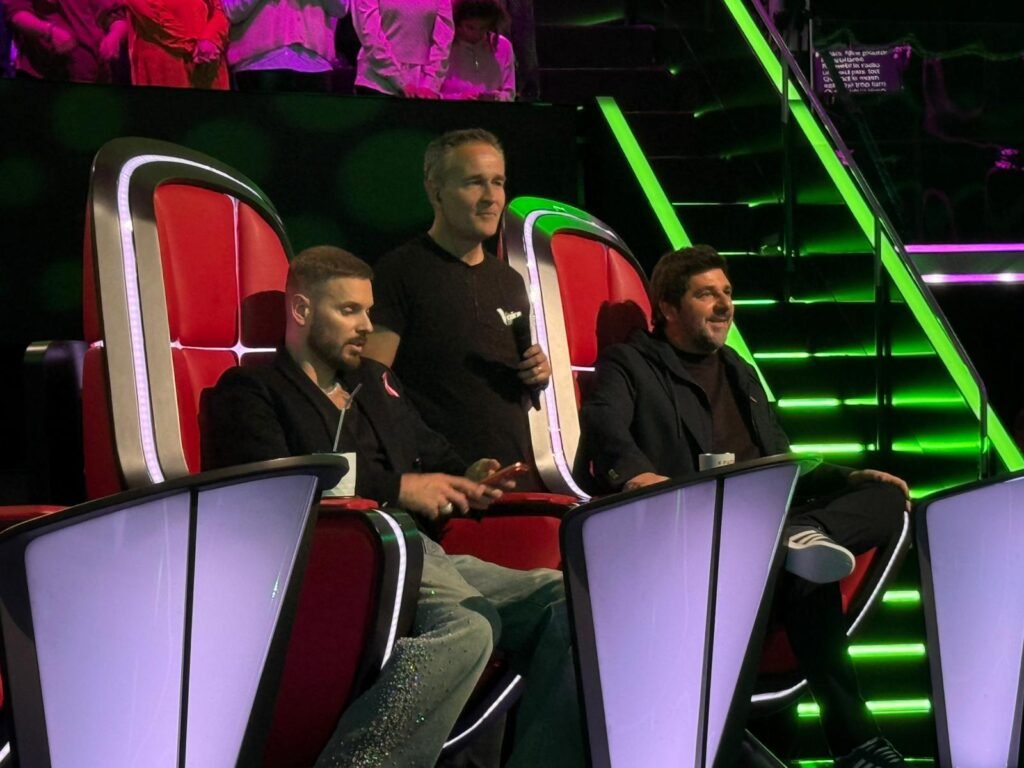 Chauffeur de Salle The Voice Kid's avec Matt Pokora et Patrick Fiori